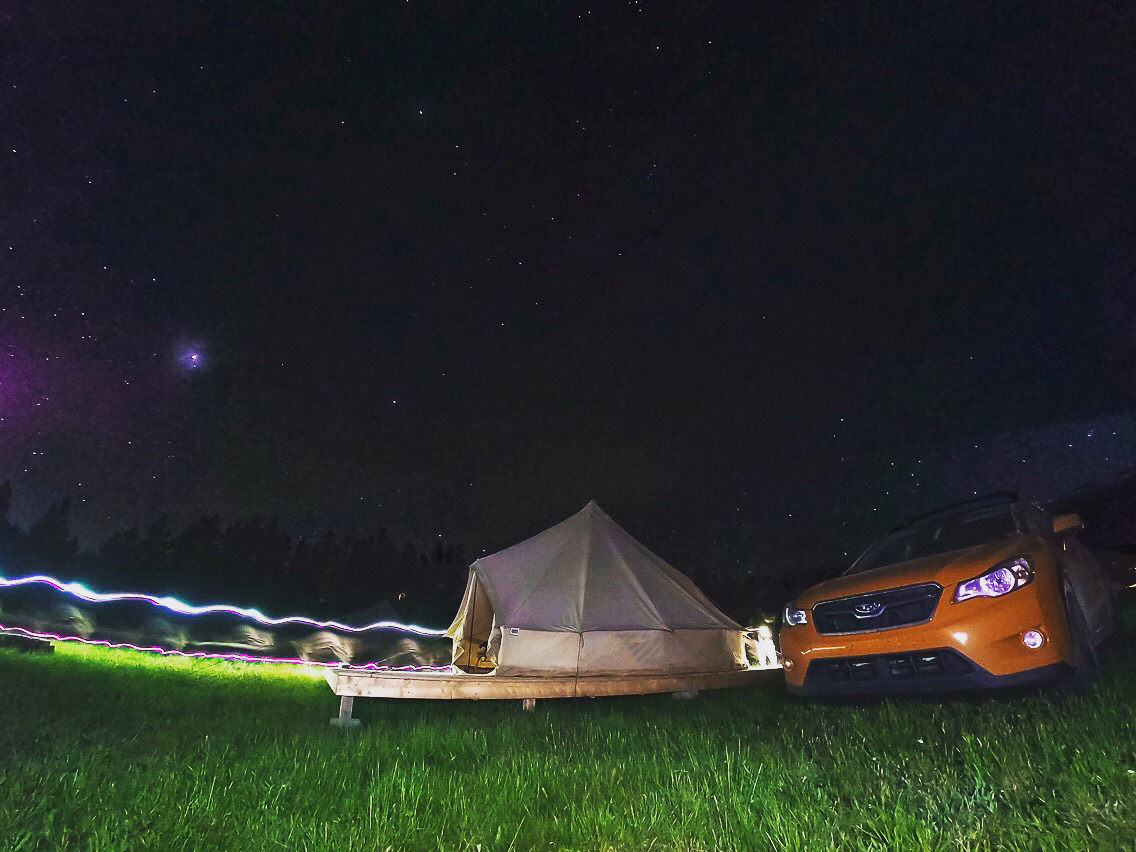 Spend the night stargazing