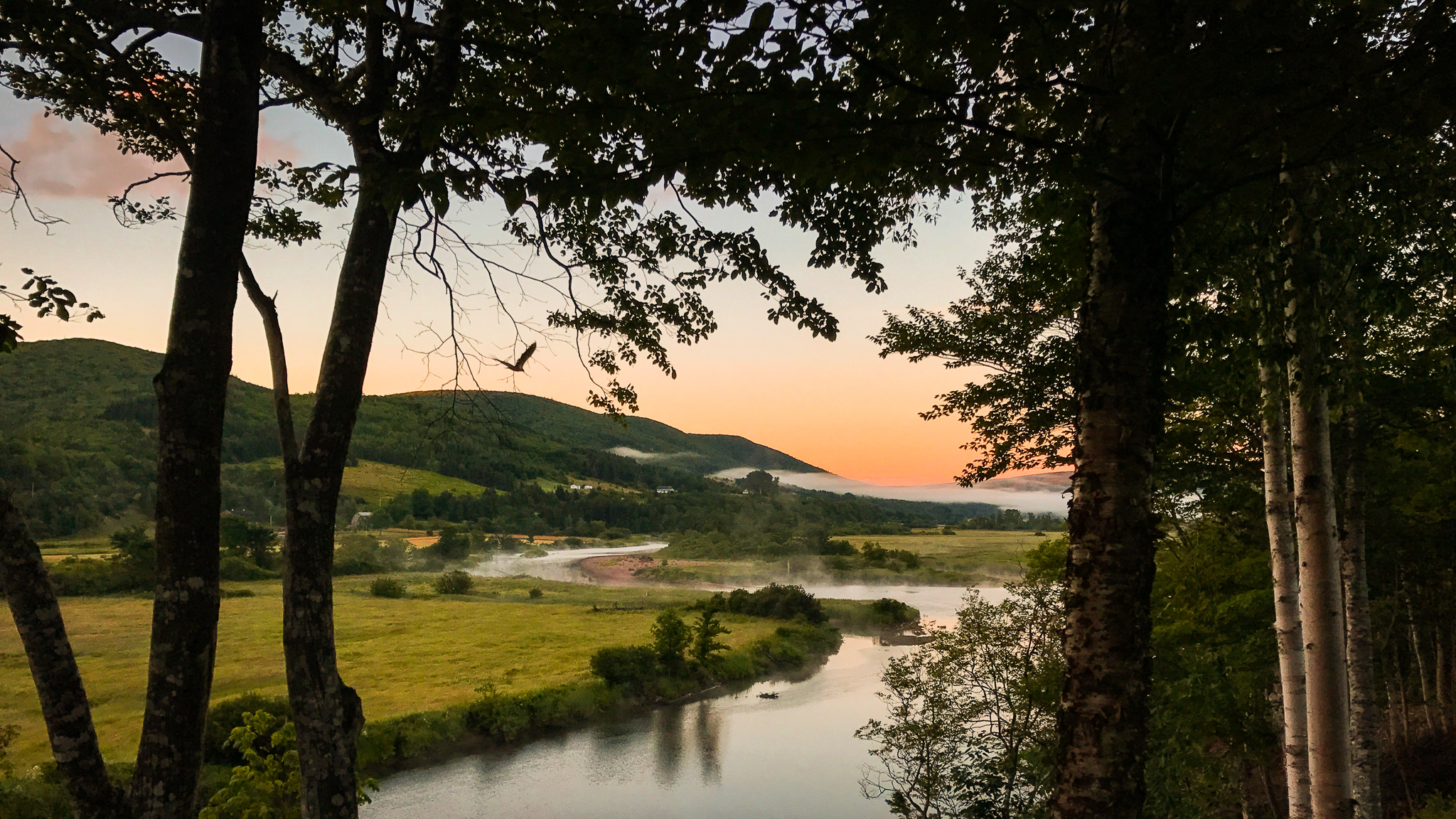 Sunrise on the Margaree River