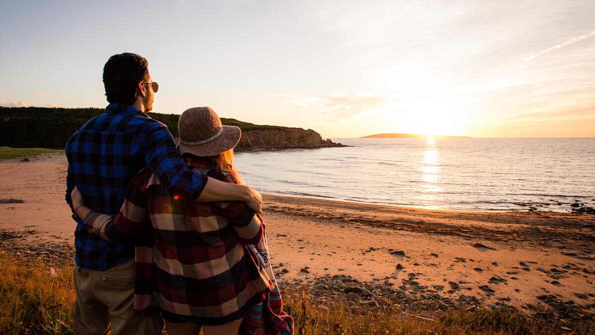 Margaree beach sunsets 