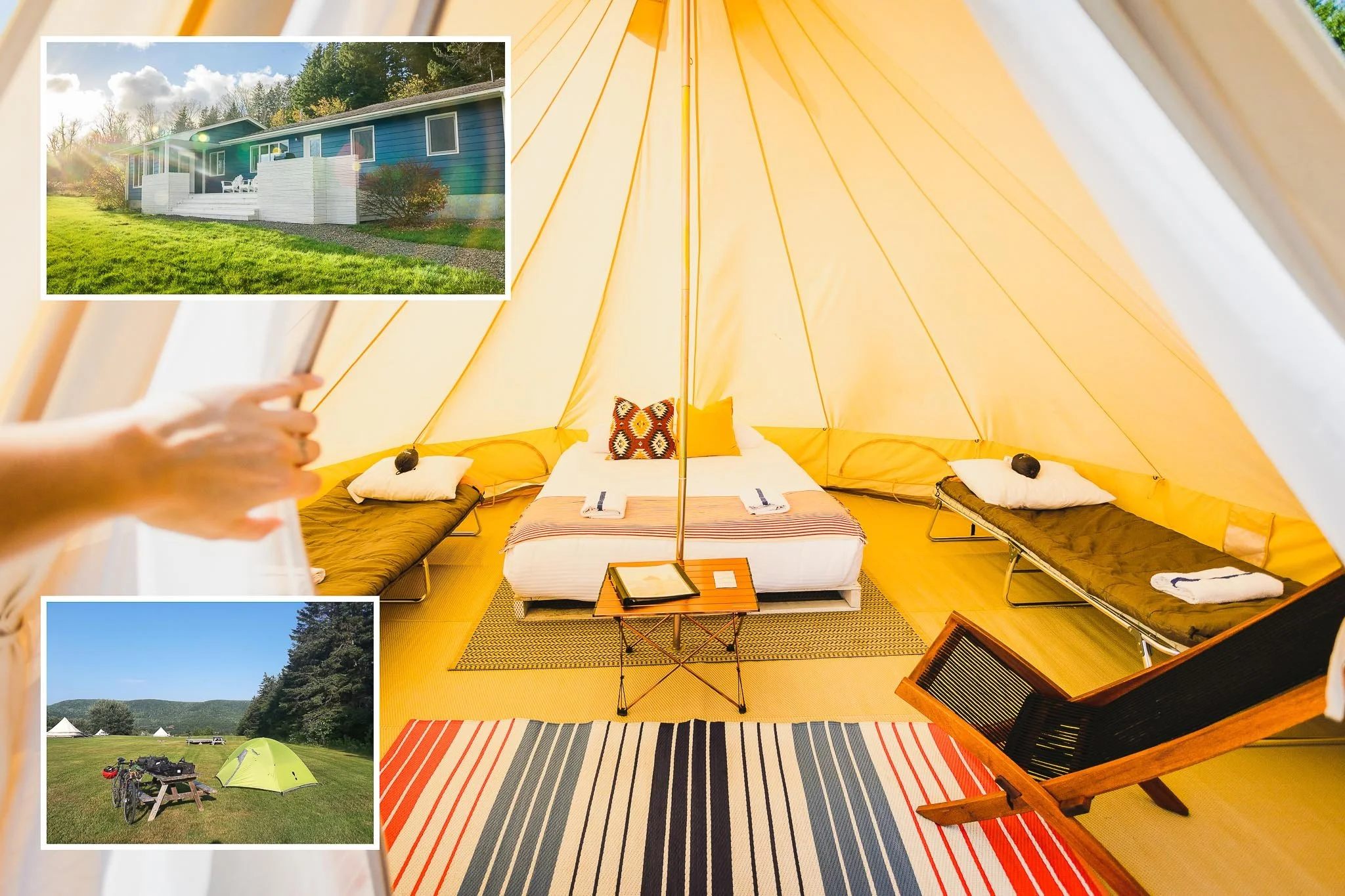 Cape Breton Camping and Glamping Campground Live Life In Tents