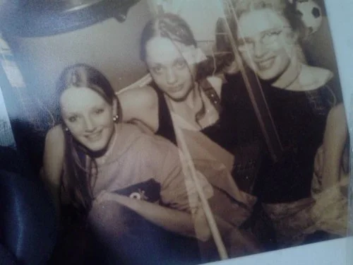 Kylie, in the middle of me (right) and Mandy (left) 2003