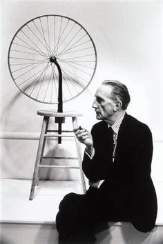 Marcel Duchamp & his Bicycle Wheel