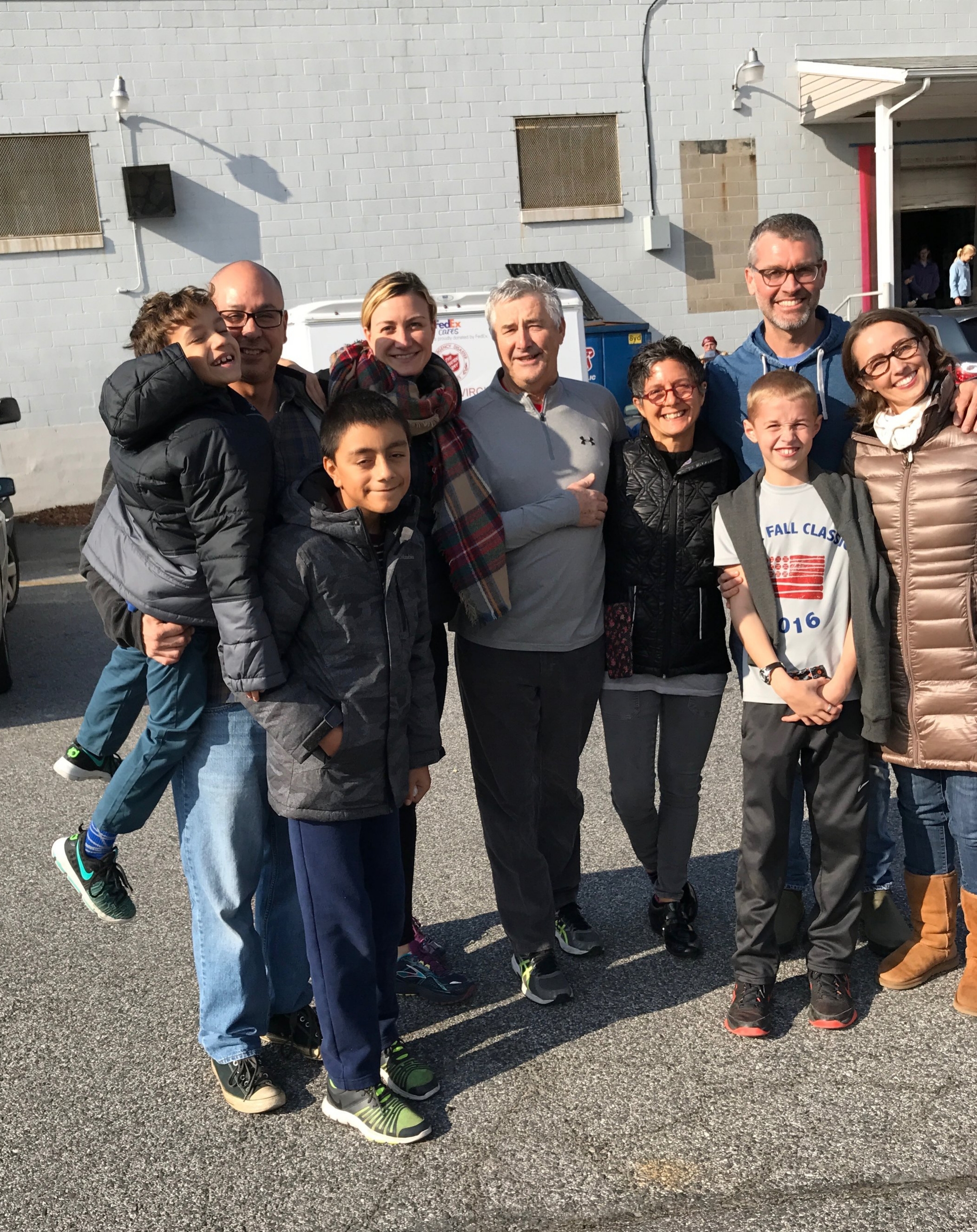 Some of the YogaWorks family that lent a hand.