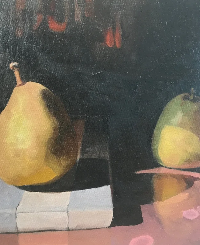 Pears, 2017 8” x 10”, oil on canvas board