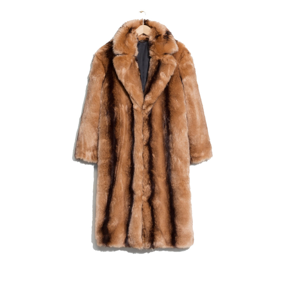 Faux Fur Coat, £165, & Other Stories