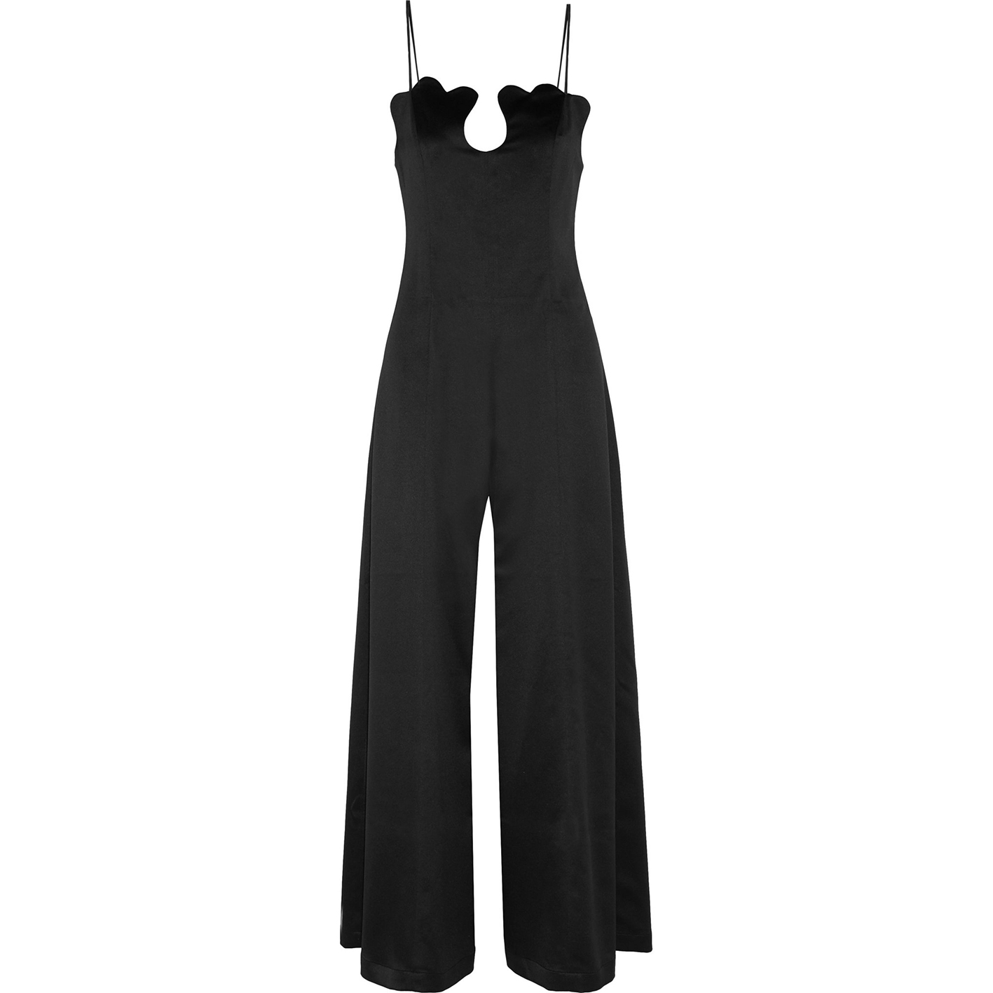 Paper London Scalloped Crepe De Chine Jumpsuit, £247.28, The Outnet