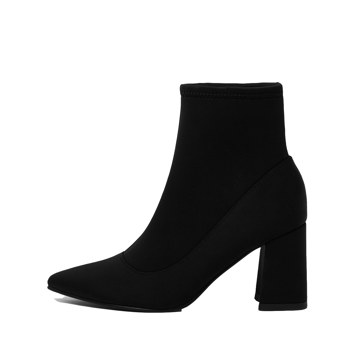 Black Scuba Pointed Boots, £25, River Island