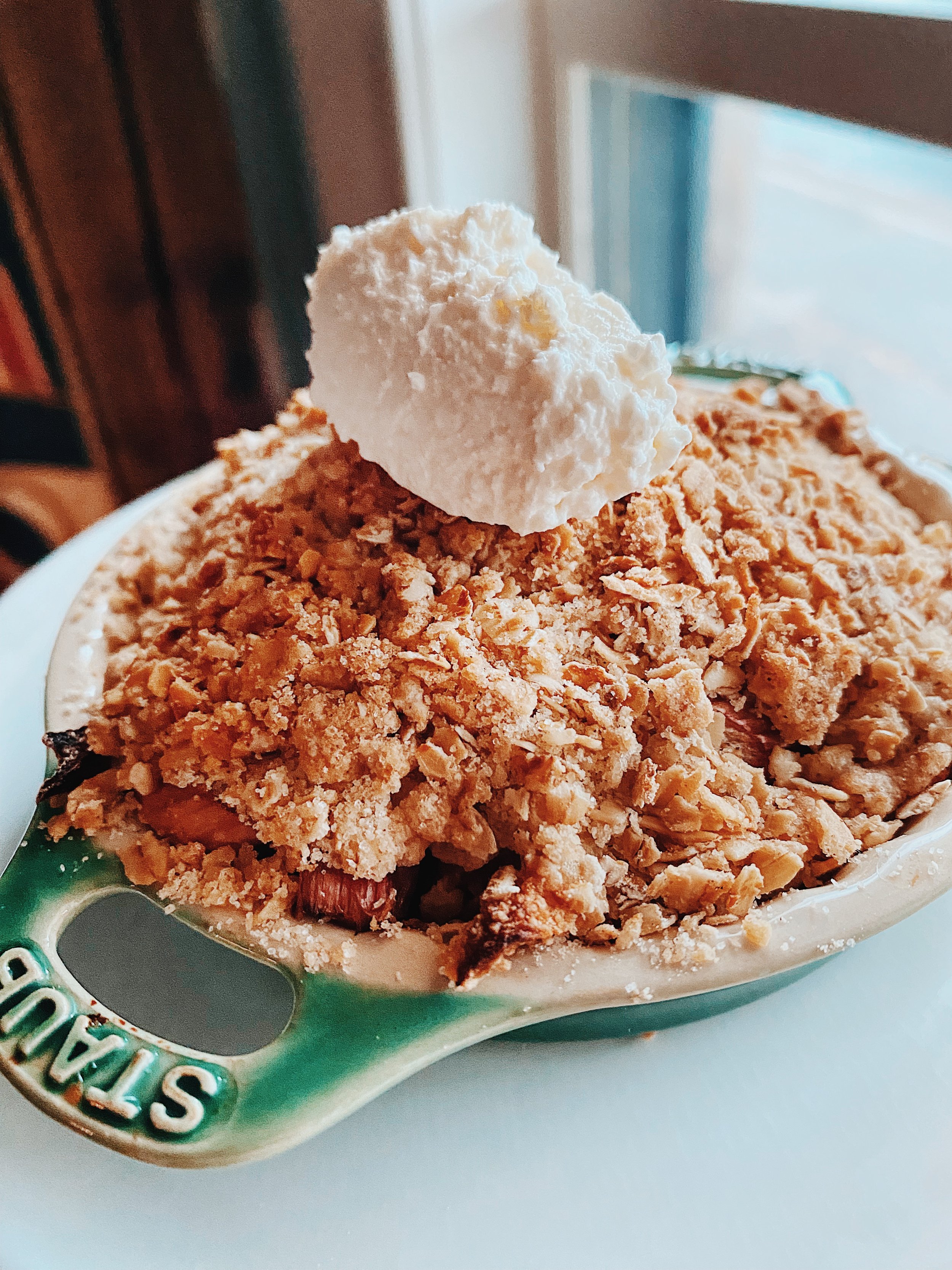 Apple Rhubarb Crisp