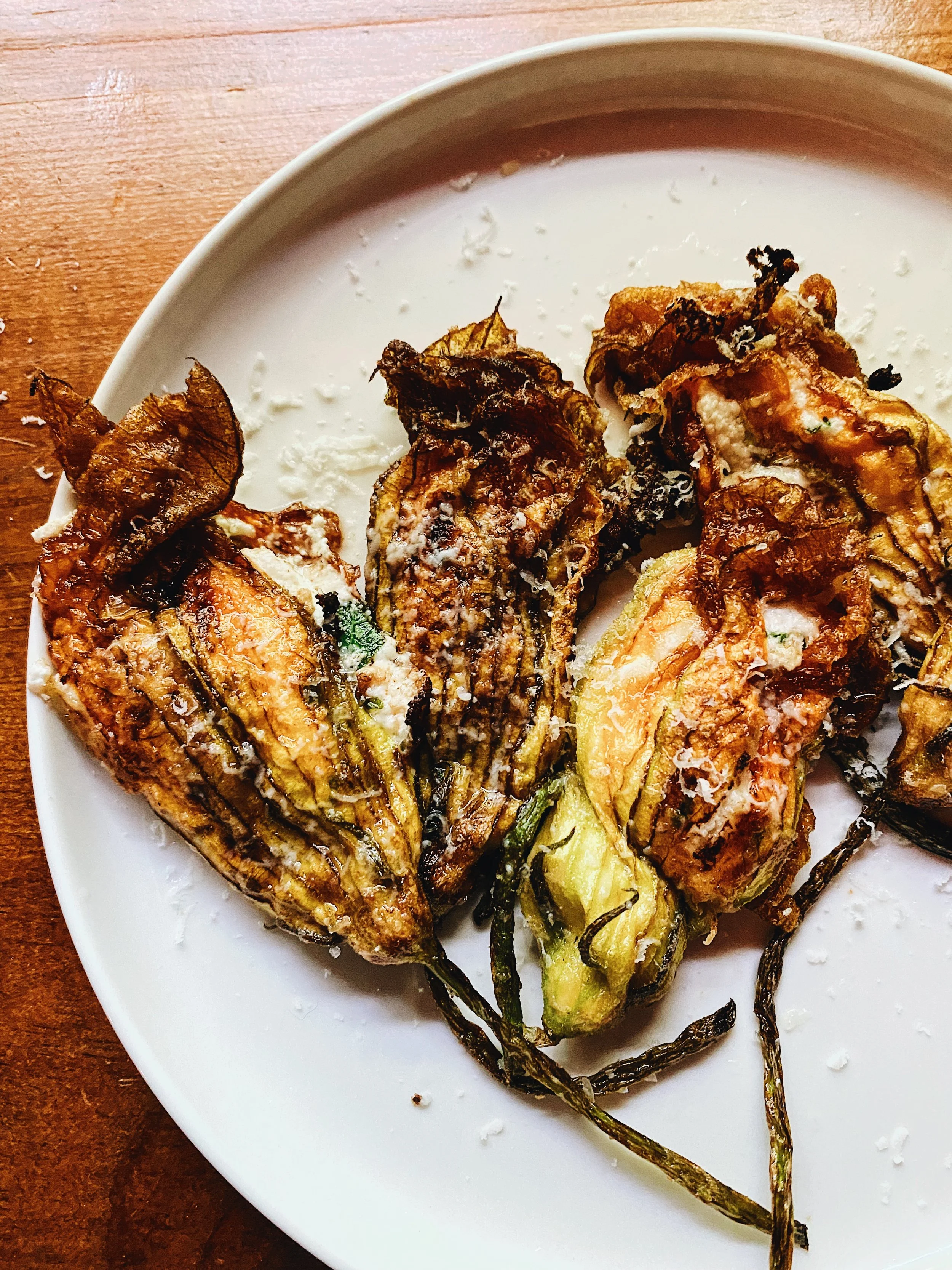 Fried Zucchine Blossoms