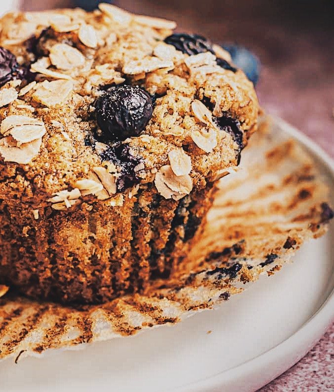 Blueberry Oat Muffins