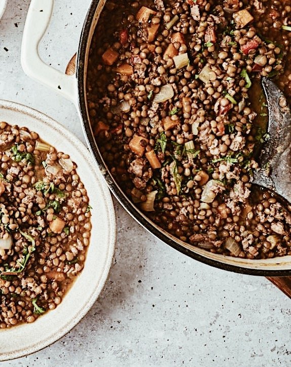 Umbrian Lentil &amp; Sausage Soup