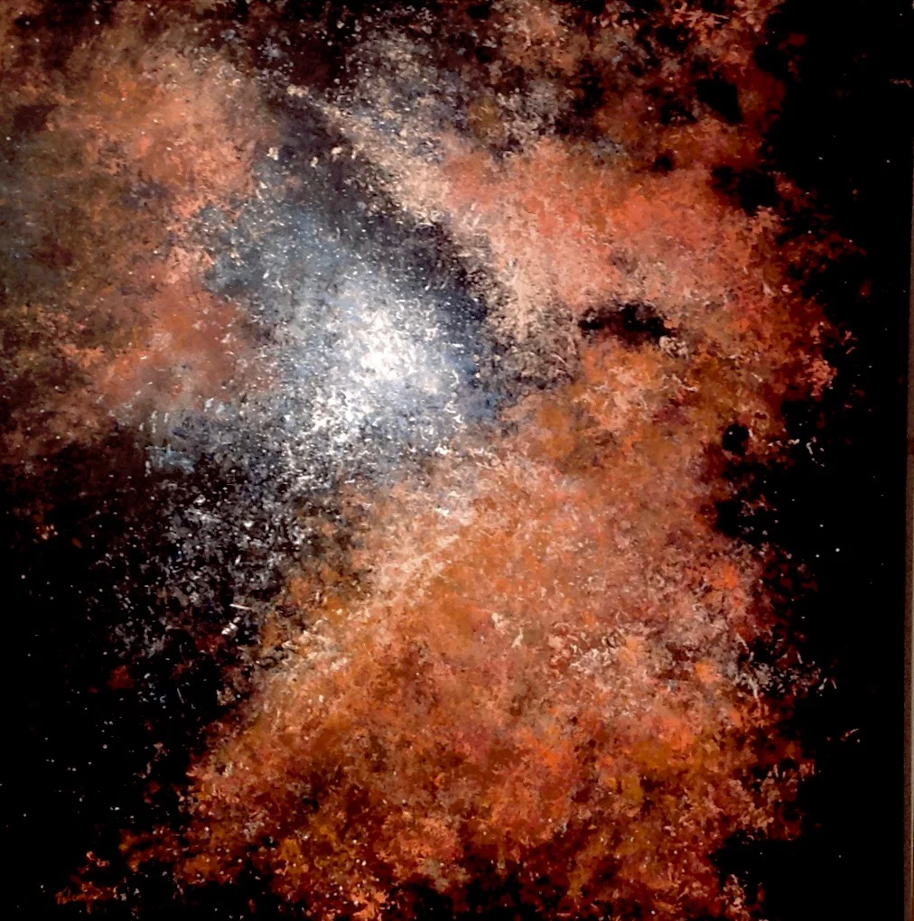 NEBULA II 48 X 48 . Acrylic on Canvas