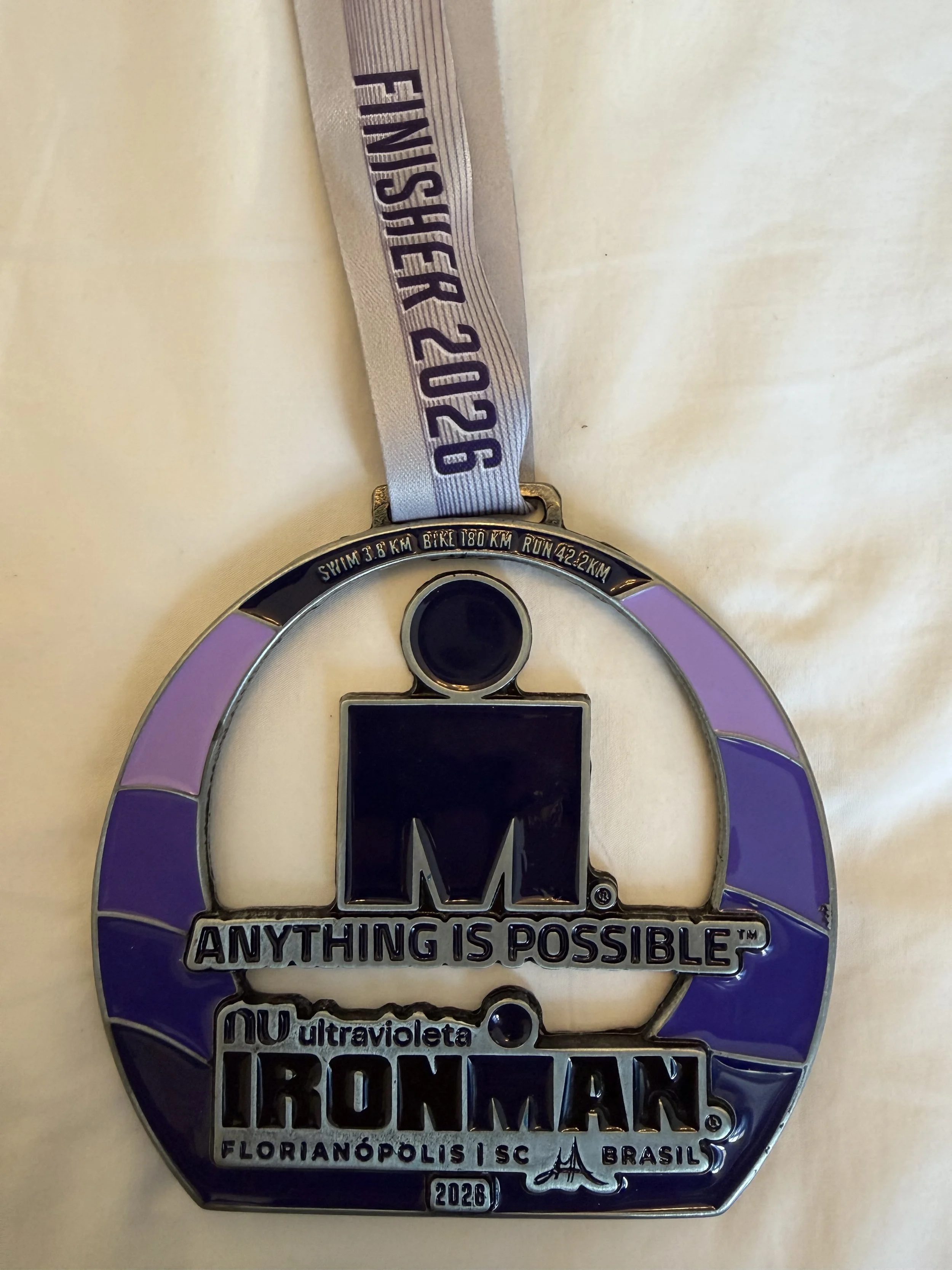 Finished the goal of finishing a full Ironman triathlon in each continent plus the two pole marathons.