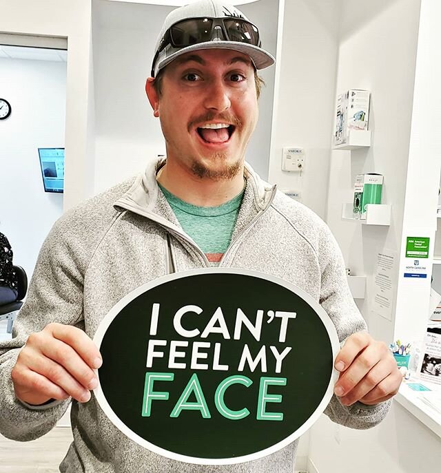 Happy Monday!! Our patient was pretty nervous about getting some fillings done, but having fun by the end of his appointment!
.
.
.
.
.
#apexnc #apexdentist #hollyspringsnc #hollyspringsdentist #dentaloffice #lovedentistry #icantfeelmyface #dentalwor