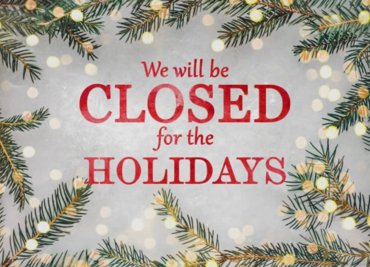 Twin Leaf Dentistry will be closed 12/24-12/26 and 12/31-1/2. We hope you have a wonderful holiday! 🎄