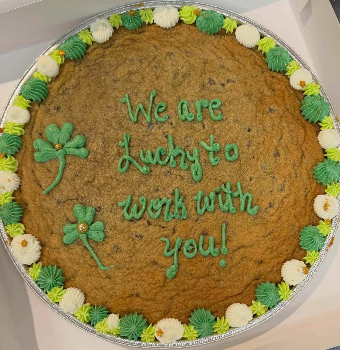 Our specialists spoil us! Thank you to @fw_orthodontics and @caryprosthodontics for our yummy St. Patrick&rsquo;s Day goodies!
#twinleafdentistry #apexnc #hollyspringsnc #stpatricksday☘️