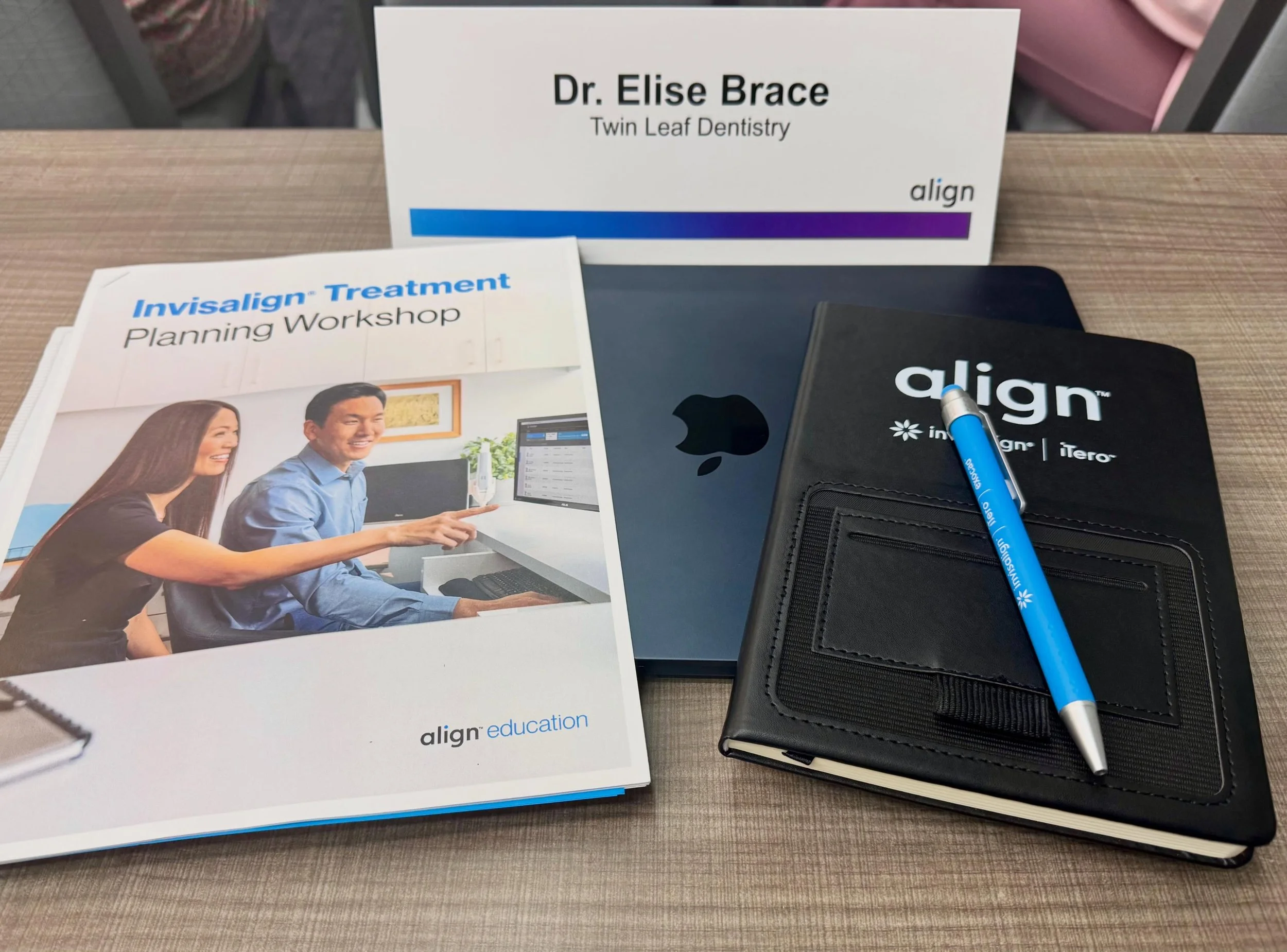 I recently had the opportunity to spend the day improving my Invisalign knowledge and am excited to be able to take this information and implement it in our practice!

I thoroughly enjoy being in a field that values life-long learning and it was a pr