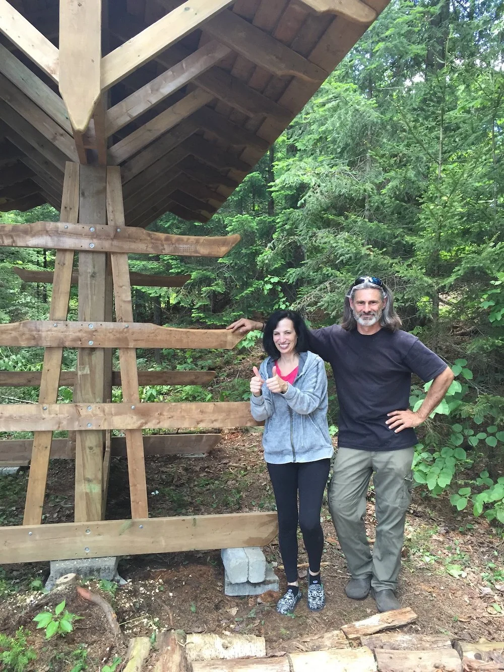Deluxe Roofed Wood Racks — Storage Rack Solutions
