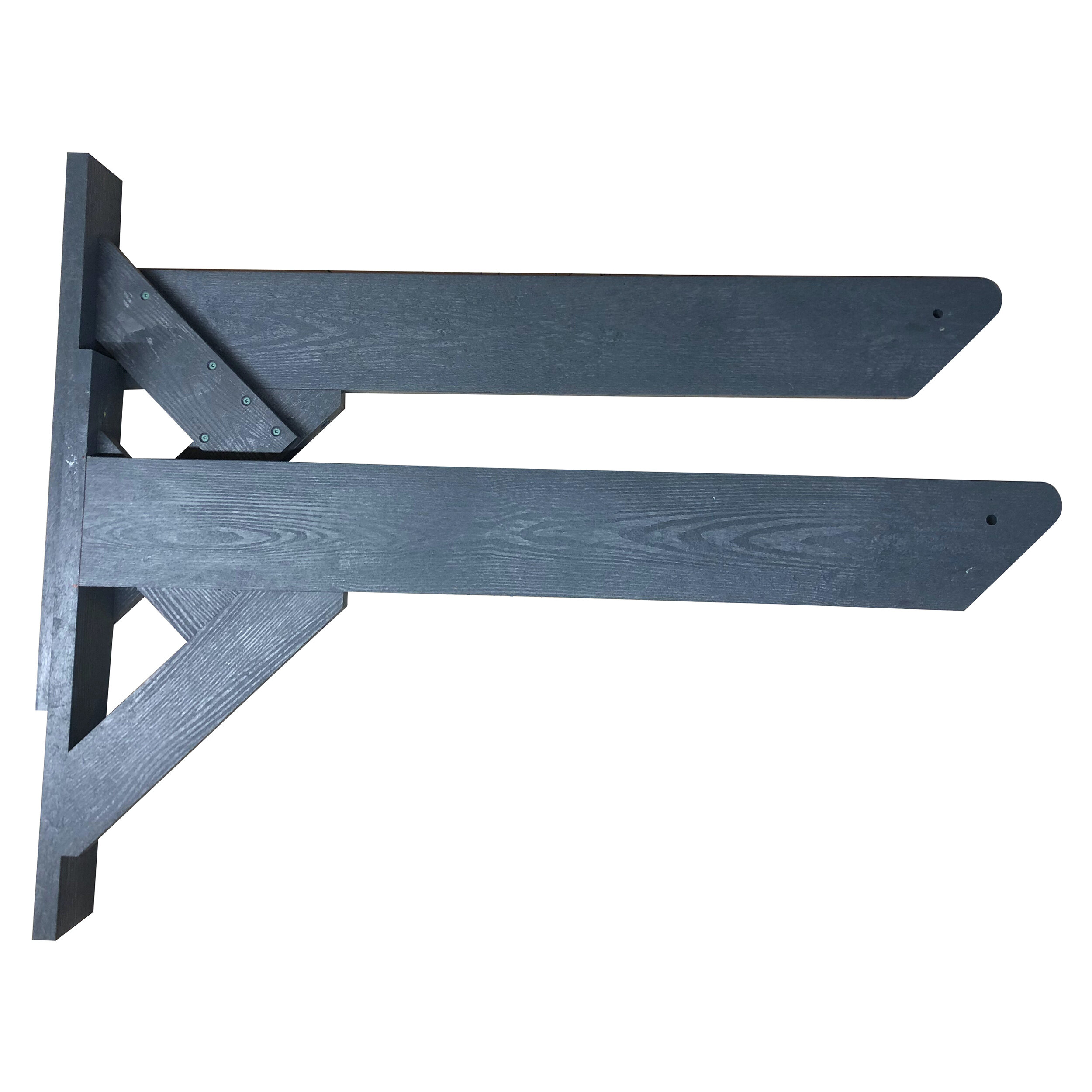 Wall Mounted 1 Rack Canoe (Stackable) - Storage Rack Solutions
