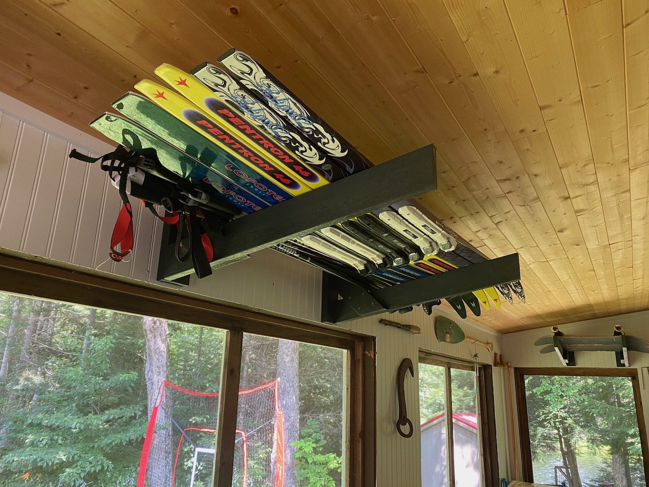 Wall Mounted Ski and Board Racks - Storage Rack Solutions - Snowboard storage - Ski storage - Skateboard Storage - Cross Country Ski Storage - Downhill Ski Storage - Store your skis.jpg