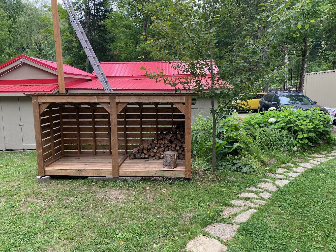 Extra Large Firewood Shelter - Storage Rack Solutions