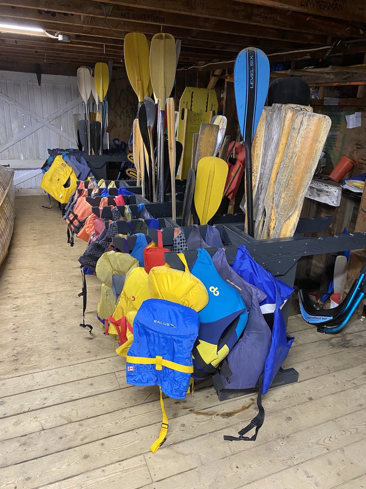 Paddlesport Accessory Racks - Made by Storage Rack Solutions