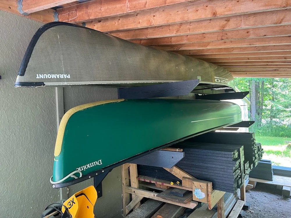 ReRackiT - Wall Mounted Poly Kayak Racks, SUP Racks and Canoe Racks ...