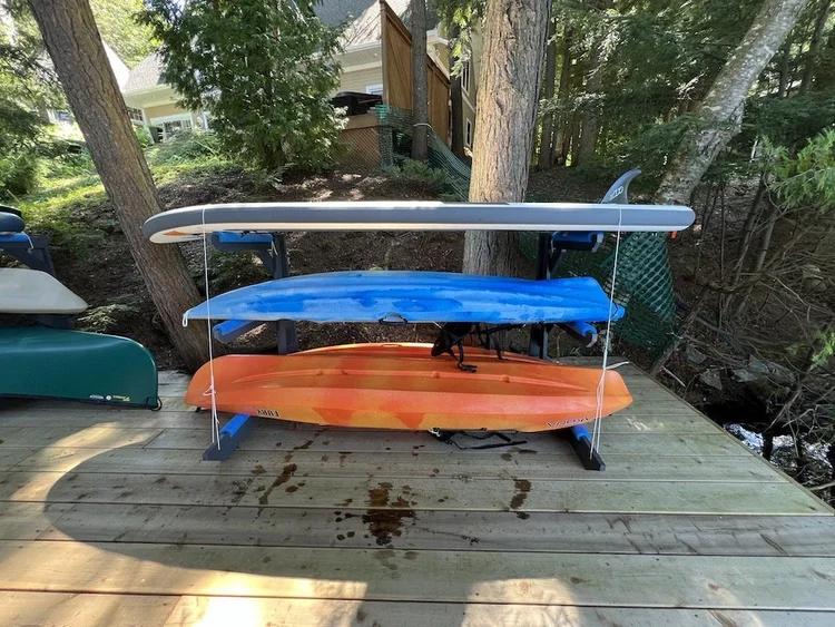 Yack Rack Reigate ReRackiT Recycled Poly Rack Series - Free-Standing Kayak Racks, SUP ...