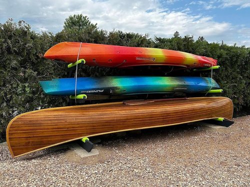 Yack Rack Reigate ReRackiT Recycled Poly Rack Series - Free-Standing Kayak Racks, SUP ...