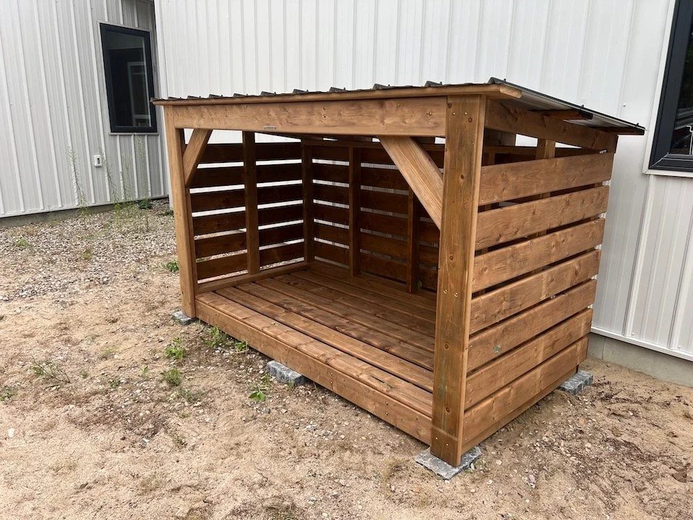 Large Firewood Storage Shelter - Storage Rack Solutions