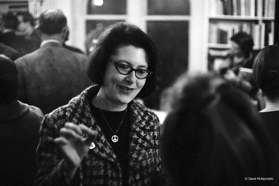  Denise Levertov, at a reception for the 1968 WRL poetry calendar, which she edited. New York City. 