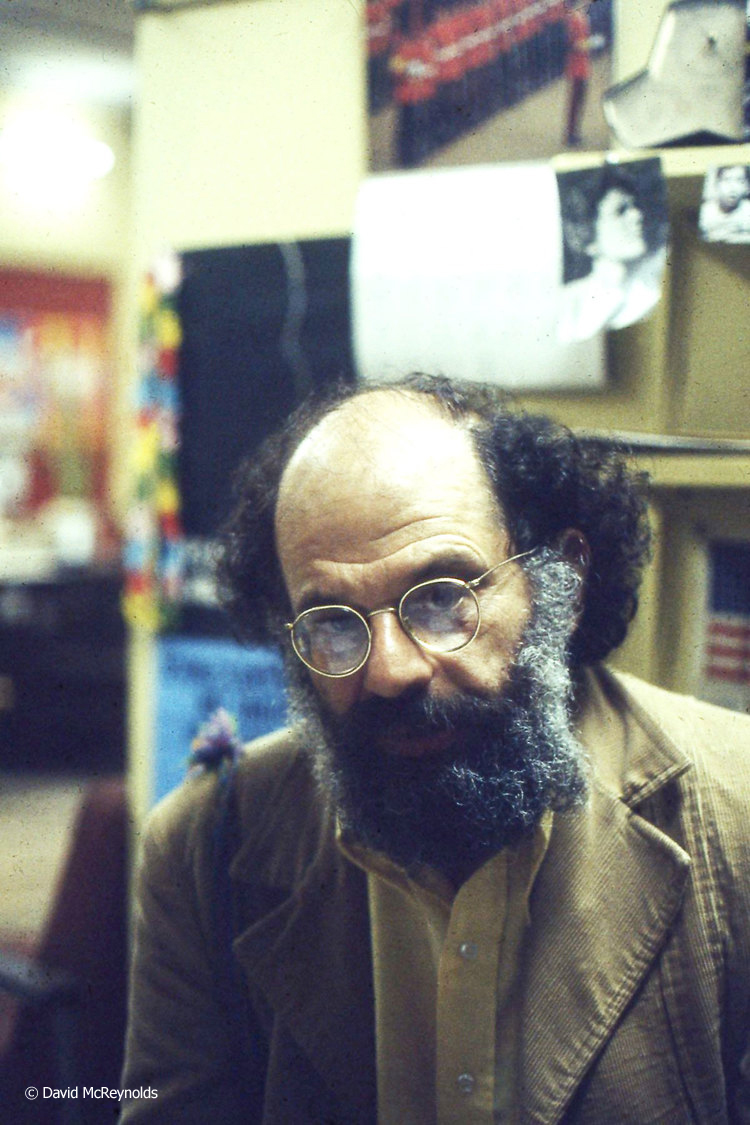  Allen Ginsberg in WRL office, May 1978. 