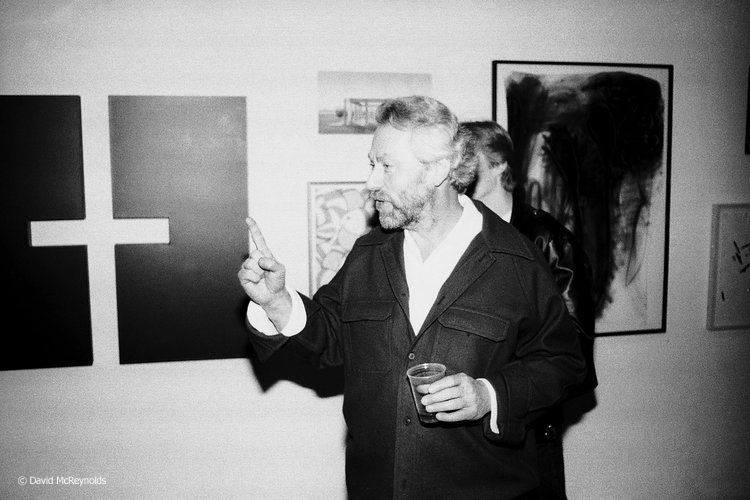 Don Judd, Feb. 1, 1986. Judd hosted three art benefits for War Resisters League in his Soho gallery. 
