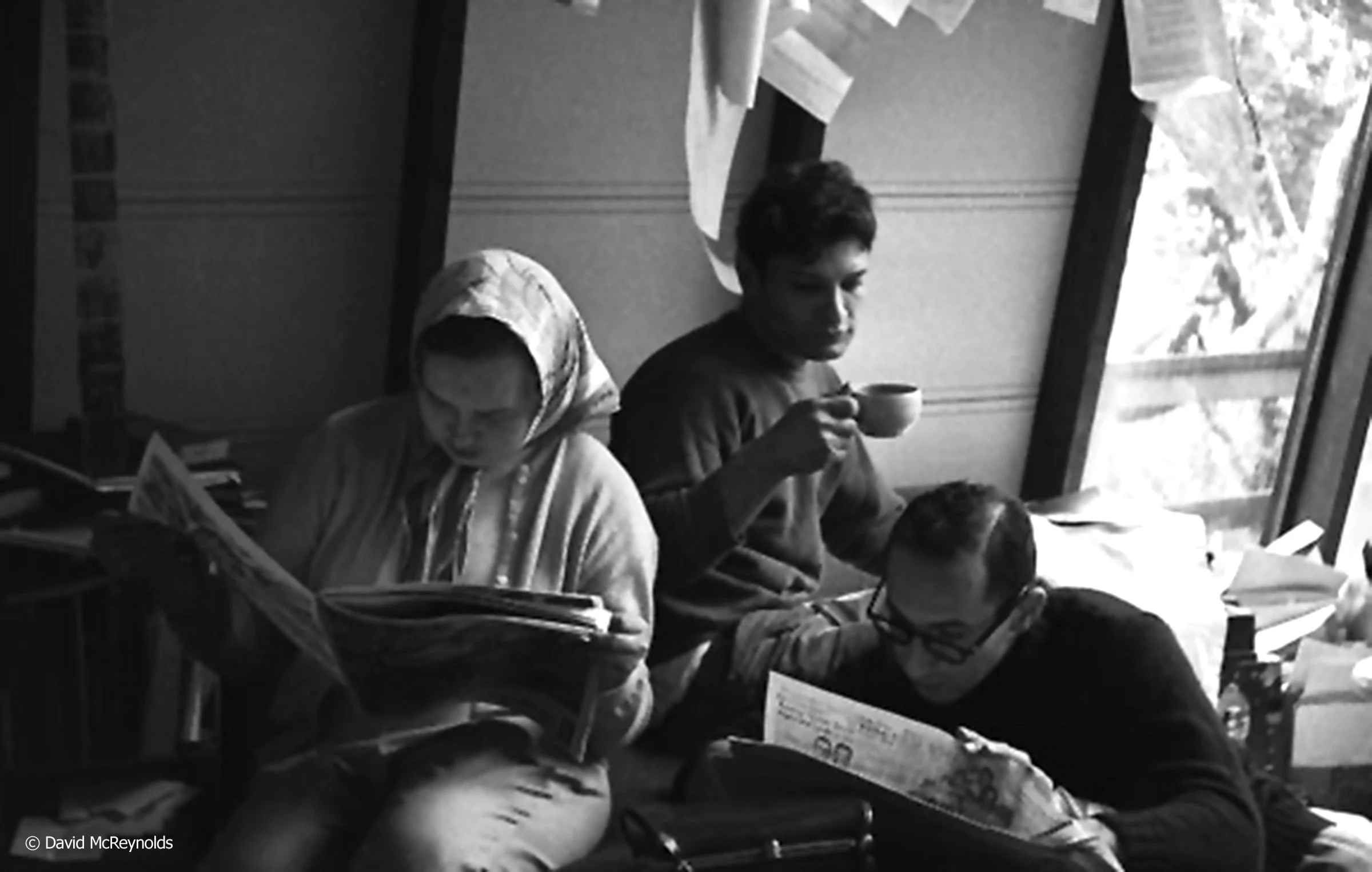 Maggie Phair, Jonnie Blatt, Harvey Berman. 1954