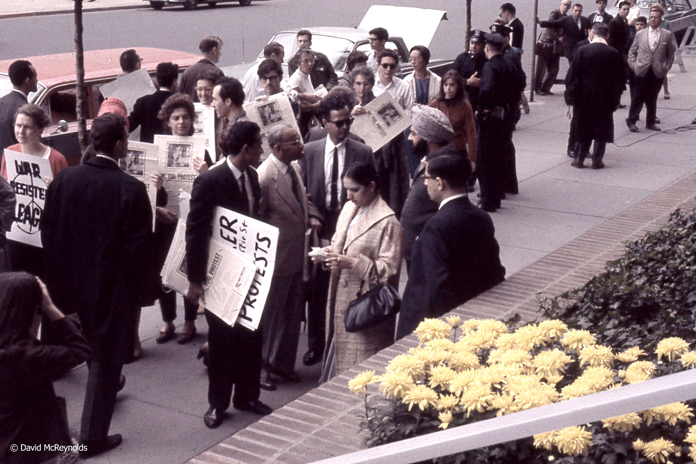 First Demonstration Against Vietnam War