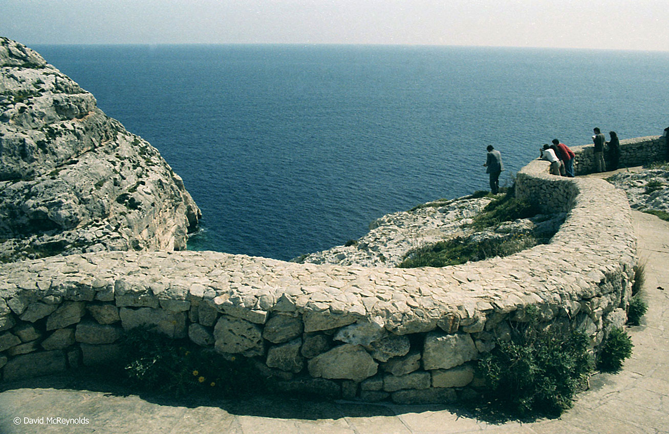 Malta seaside during conference.