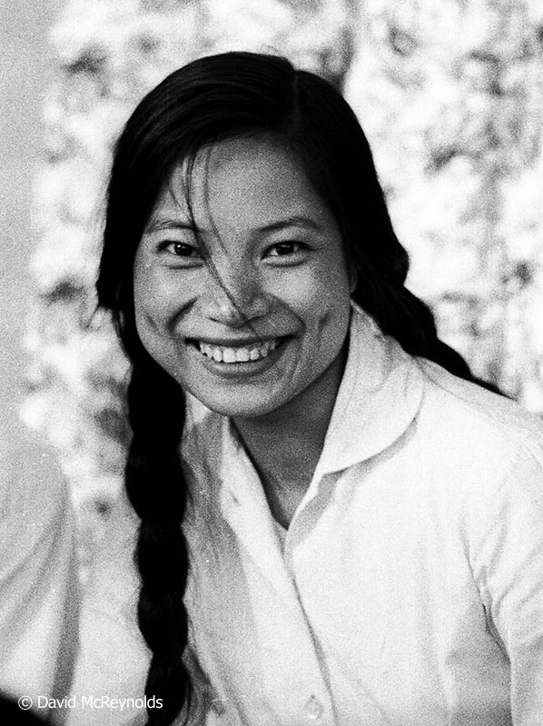 One of the team of translators for the delegation. Hanoi, 1971.