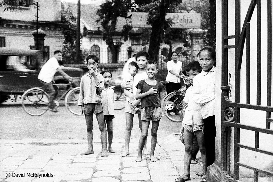  Today David says, “The Vietnamese were so welcoming, so friendly, so curious. These shots are heartbreaking. They had four more years of death ahead. ” Hanoi, 1971. 