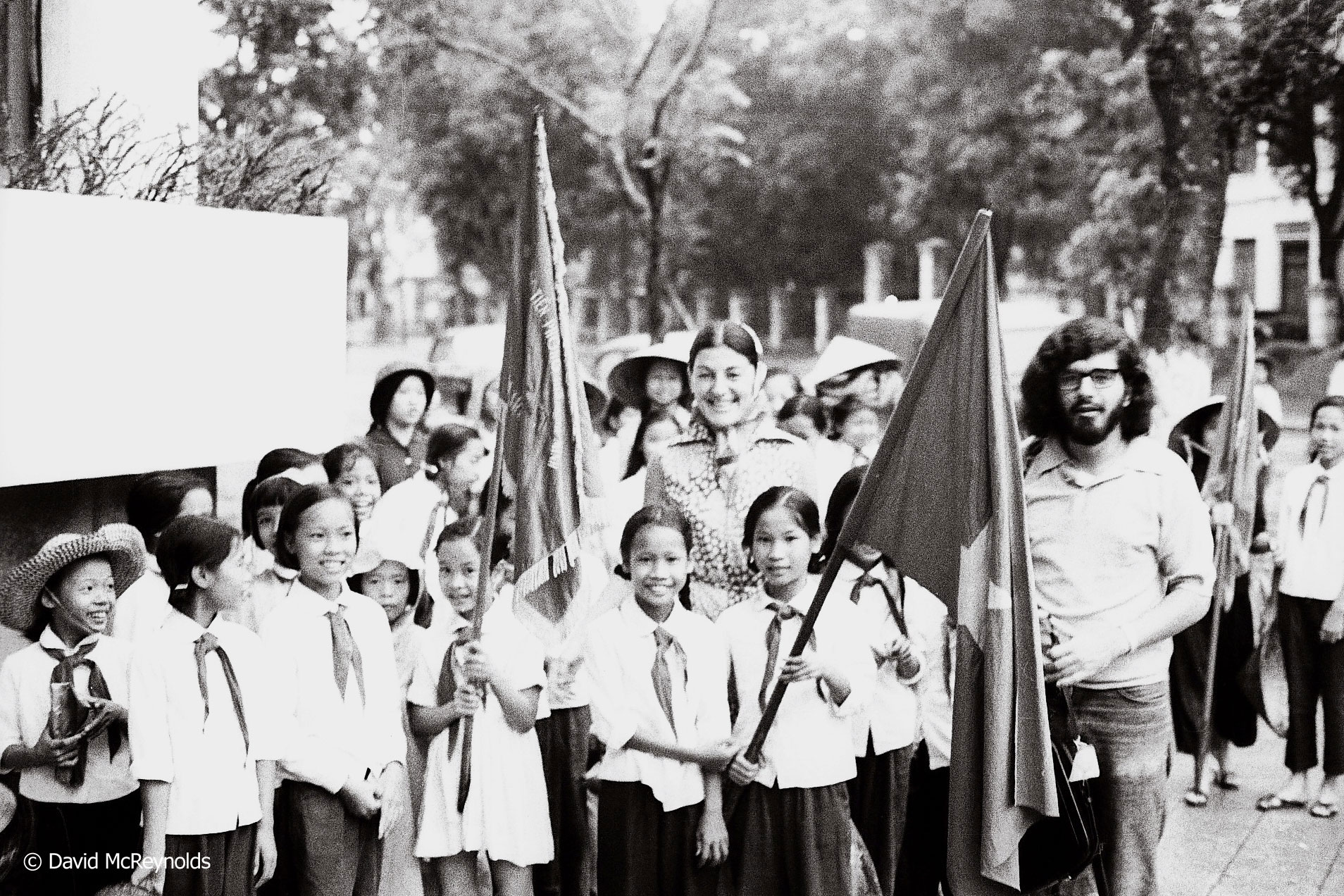  Youth rally, Hanoi 1971.    