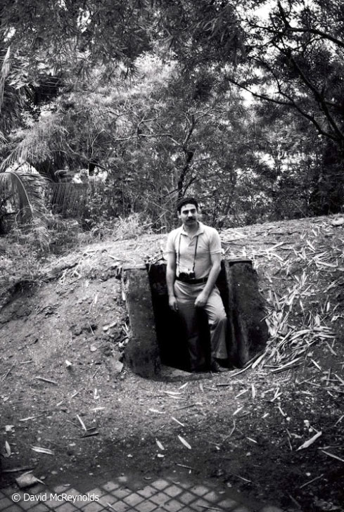  One of the tunnels used during the war. 