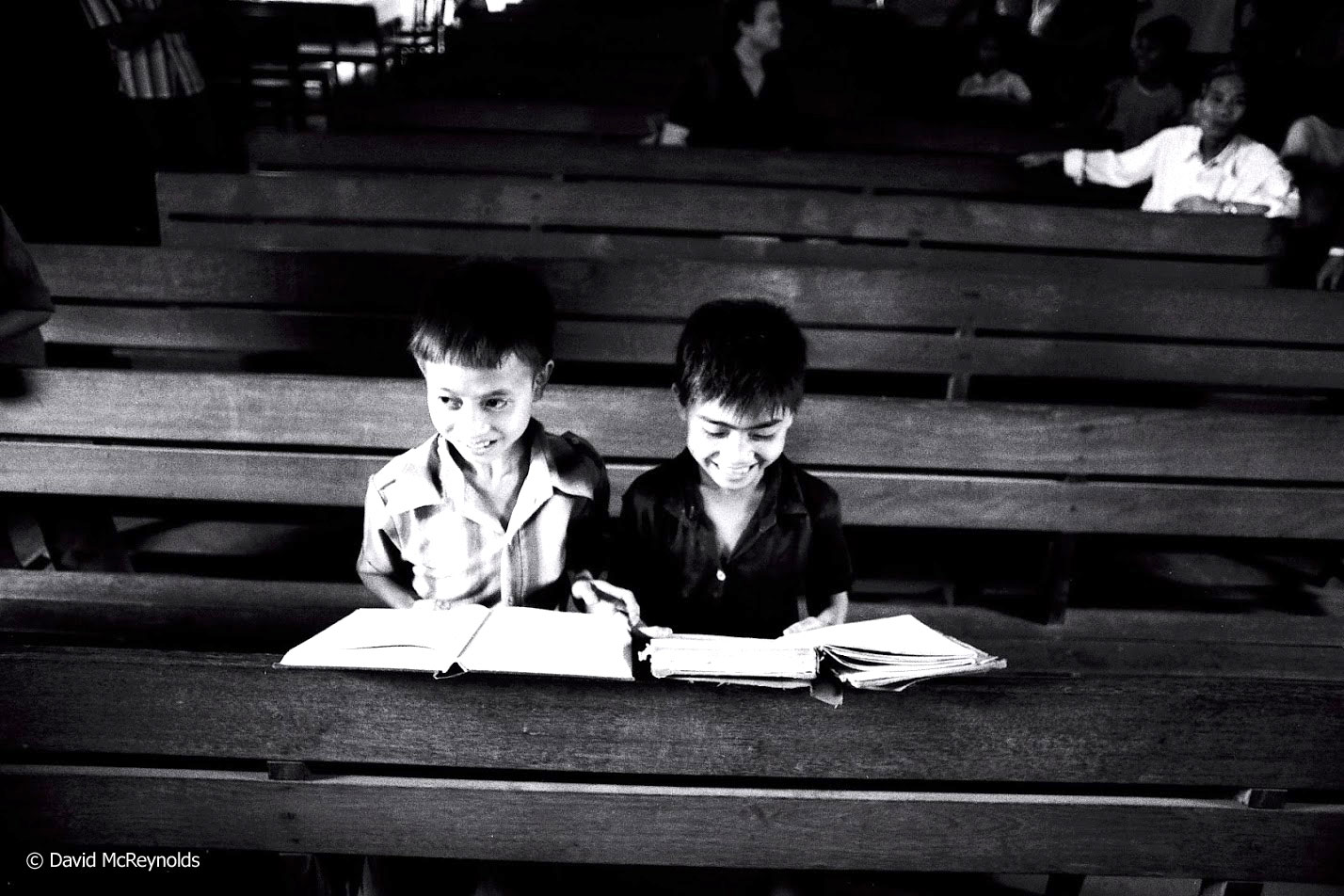  Children in a church, 1981. 