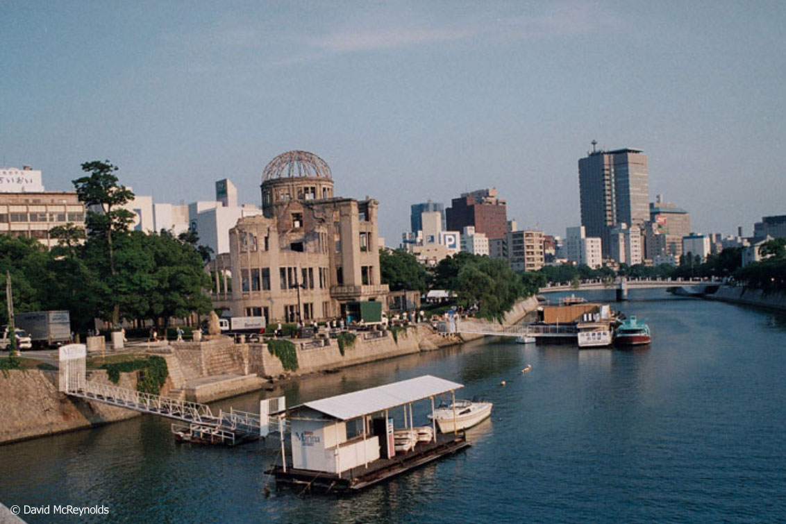 The Peace Dome and the city of Hiroshima, 1995.
