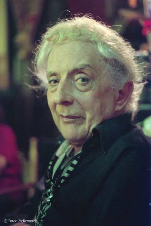  Quentin Crisp at David's apartment, July 1992. They were East Village friends and shared dinners, movies, socializing. 