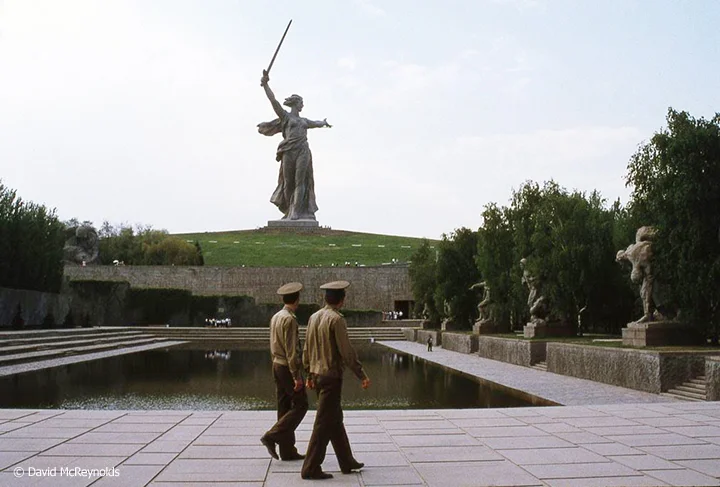 Motherland monument in Volgograd.