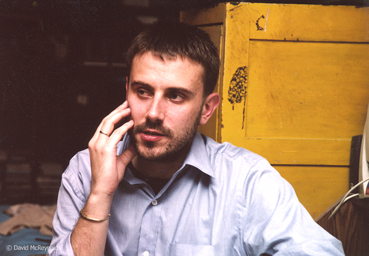  Jeremy Scahill in David's apartment, April 2003, Read Jeremy writings on   The Intercept  . 