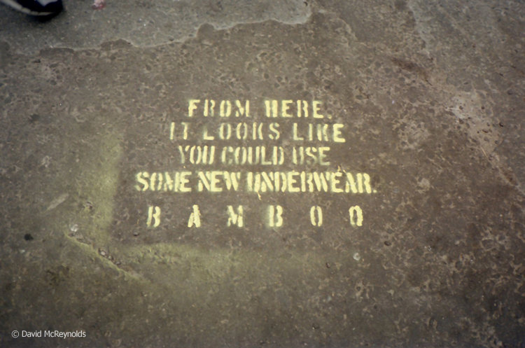  Street stencil, 1991 