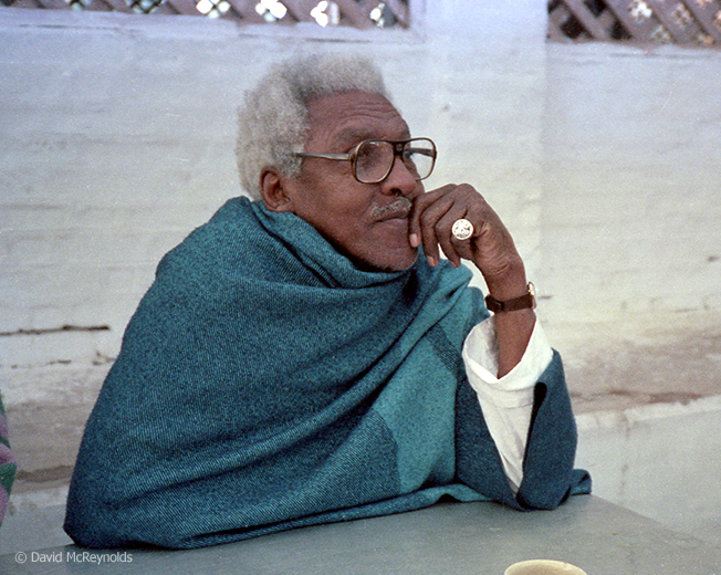Bayard Rustin (1912-1987) attended the Triennial in Vedcchi, India.