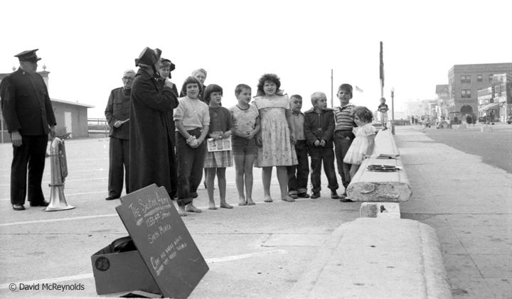 "Come and worship with us," Santa Monica Salvation Army, October 1954.