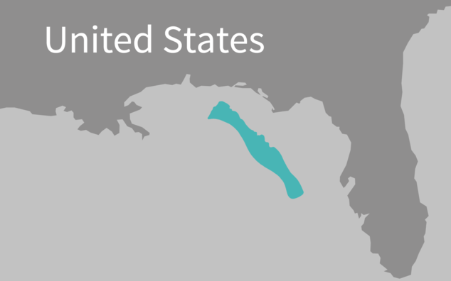 Gulf of Mexico whales have retreated to a tiny sliver of habitat off the Florida panhandle, away from the din of seismic blasting and drilling in the western Gulf. Marine Mammal Commission (adapted from LaBrecque et al. 2015)