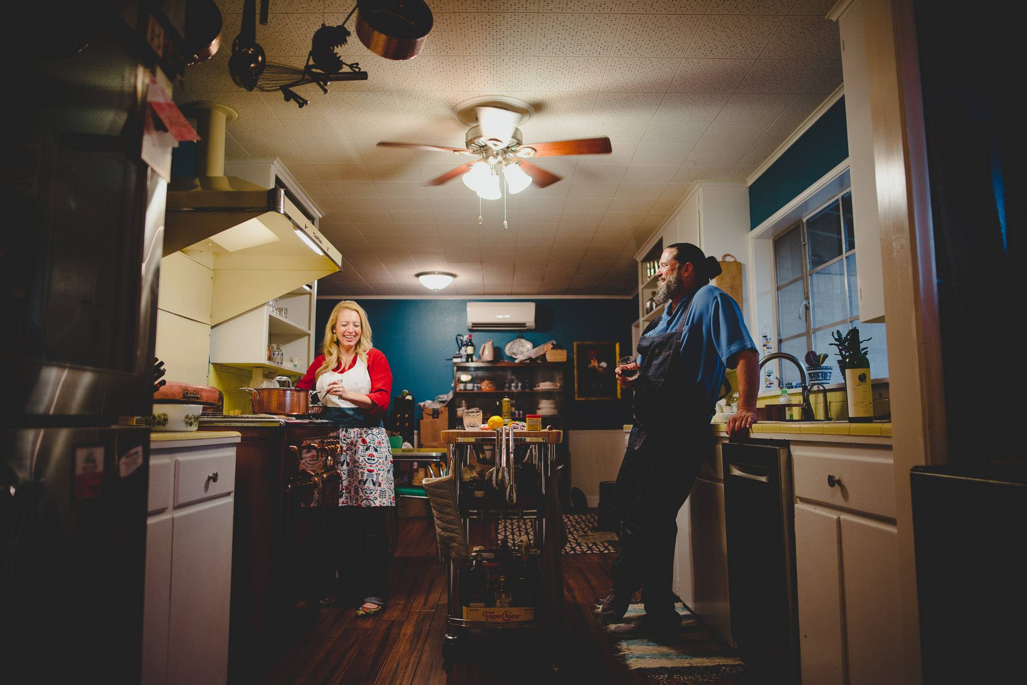 Stephanie & Chef Jason - Cooking up a mean meal and killer drinks at their home